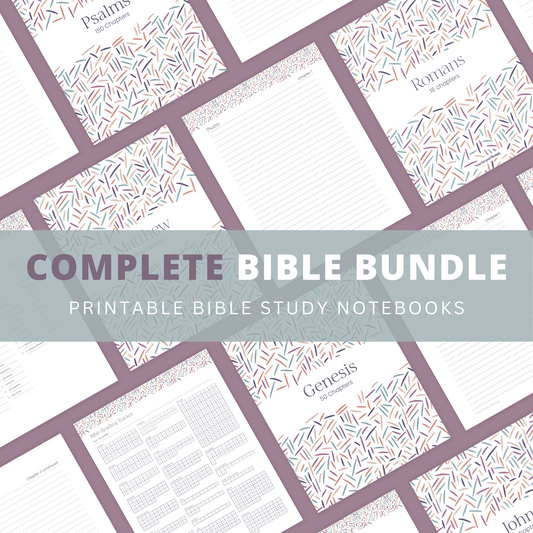 Complete Bible Bundle - Printable Notebooks