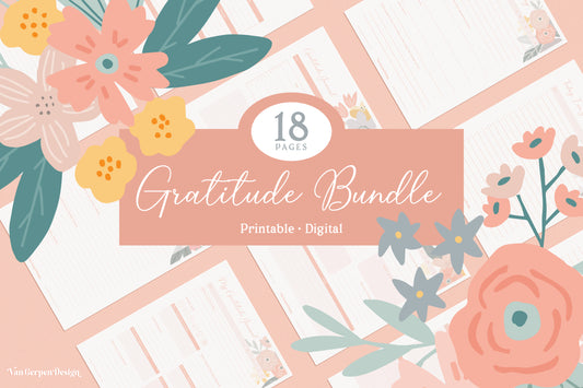 Digital Gratitude Bundle - Pink